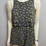 Forever 21 Adorable Blue & Yellow  Floral Romper Photo 10