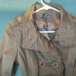 Chic et Jeune olive green trench coat with silver buttons Photo 14