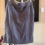 LOGO By Lori Goldstein  Charcoal Pencil Skirt Photo 1