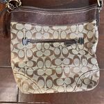 Coach Vintage 1990s  Signature Brown Leather Crossbody Bucket Bag BRAND NEW Clean Photo 1