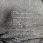 Champion  Black Racerback Sports Bra – Women's Size M Medium Support Photo 3