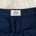 Marine layer  The Tencel Allison Cropped Pants in Navy Blue | Small Photo 4