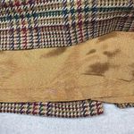 Vintage Joan Leslie Skirt Womens 16 Brown Plaid Wool Blend Pencil Academia Retro Photo 6