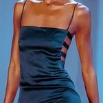 Cushnie Square Neck Neon Palm Bandage Side Tank Top Size 6 Photo 6