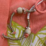 True Destinations Coral Floral Swimsuit Cover Up Womens Size Small Beach Orange Photo 8