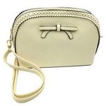 Ocean Fashion Beige ancient bow small purse Photo 0