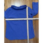 Talbots Tunic Blue Portrait Neckline Back Button Up Long Sleeves Top Sz L Photo 9