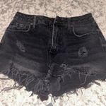 Forever 21  black ripped jeans shorts size 26 Photo 0