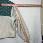 Universal Threads Universal Thread XS Colorblock Faux Sherpa Jacket Green Floral Cream Cabincore Photo 9