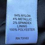 Melissa Paige Melisa Paige Black Geometric Sequence Mini Skirt SZ PXL Elastic Waist Photo 5