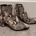 Steve Madden Snakeskin Booties  Photo 0