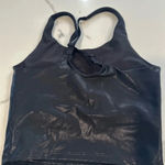 Old Navy NWOT  Black Cropped Athleisure Tank‎ Top SZ S B0060 Photo 3