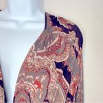 Free People Fiona Jersey Wrap Paisley Bell Sleeve Top Size XS Photo 11