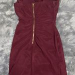 Macy's Burgundy Homecoming Dress Photo 3