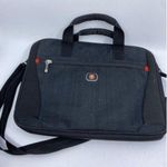swiss gear black navy nylon cross body bag Photo 1