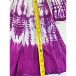 Just From Bali Purple Tie Dye Off Shoulder Bell Sleeve midi‎ Dress one size S ,M Photo 7