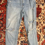 Pistola Distressed Boyfriend Jeans Light Wash Ripped Knees Relaxed Fit Size 29 Photo 0