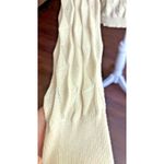 Modcloth Sweater Womens Size M Ivory Cotton Pullover Ribbed Hem Cuffs Coastal Photo 2