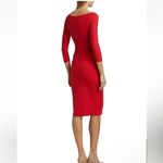Chiara Boni  La Petite Robe Red Charisse Sheath Midi Dress Size 38 / Small Photo 1