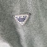 Columbia  PGF Womens Gray Fleece Pullover Coral Trim‎ Fishing Gear Mock Neck Photo 11