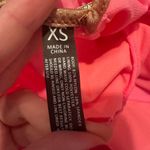 Sam Edelman  One Piece Swimsuit High Cut Pink Gold Trim Size XS Beach Cruise Swim Photo 3