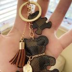 💝 Lovely Leather Bear Keychain Brown Photo 0