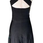 ZARA  Knit Ribbed Mini Dress Size S Black with Criss Cross Back Straps Photo 1