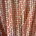 En Saison Caldera Shirred Gingham Vneck Barbie Peach Mini Dress S Orange Photo 11