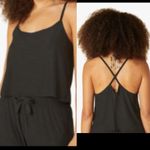 Beyond Yoga Featherweight Drift Away Sleep Tank Spacedye Black Grey Large NEW Photo 1