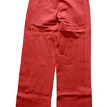 Betabrand  Dress Pants Monroe Crop Trouser‎ Straight Red Size M Photo 0