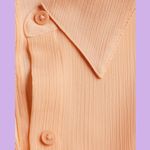 EXPRESS NWT  Sheer Dolman Long Sleeve Button Up Shirt Photo 3