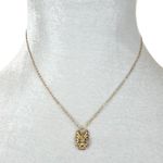 Vintage Jane Davis Gold Tone Chain Necklace with Angel Pendant Photo 0