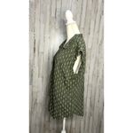 Jachs Girlfriend ‎ Women's XL Green Geometric Button Front Blouse Photo 3