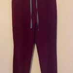FIGS Burgundy Joggers Photo 0