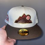 New Era Myfitteds Colorado Rockies ff7 team aerith or team aeris final fantasy inspiration size 7 5/8 brand new sold out Photo 1
