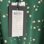 Y.A.S Grace Green Ditsy Floral Long Sleeve Smocked Skater Dress Size XL Photo 8