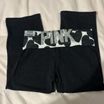 Victoria's Secret Y2K PINK  BLING Flare Yoga Cropped Pants Photo 0