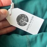 Moon Wood Plus Size Pleated Skirt High Waist with Shorts Sz XL Dark Green = Photo 2