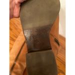 J.Crew tall leather riding boots zip up size 7 1/2 color is tan Photo 6