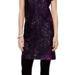 Club Monaco  Women's Silk Ophelia Galaxy Print Constellation Shift Dress sz 4 Photo 6