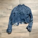ZARA  trafaluc denim distressed jean jacket Photo 3