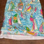 Lilly Pulitzer  Franco Dress in You Gotta Regatta Ruffle Back Tie Strapless Dress Photo 8