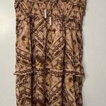 Cleobella Stella Ankle Midi Dress Geo Print Sz Large NWT Ruffled Tiers Feminine Photo 1