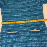 Lilly Pulitzer Beckington Sweaterdress Blue Grotto Metallic Tweed LG #131 Photo 14