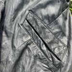 Vintage 1980s Venezia women’s lace leather jacket biker motorcycle 18/20 Black Photo 9