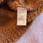 Hazel Moon brown fuzzy sleeveless sweater crop top size S Photo 5