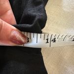 50s Vintage Black Short Sleeve Sheath Cocktail Dress Wiggle dress | Size Small Photo 6