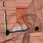 Caslon  Bermuda Shorts Peach Coral Orange Striped Women’s Size 4 Cotton Blend Photo 2