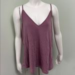 Athleta  Nighttime Bliss Sleep Cami Tank Top in Dark Sugarplum Mauve Large Photo 4