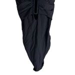 BECCA by Rebecca virtue Becca Rebecca Virtue Black Plunge V-Neck One Piece Swimsuit Size Large Photo 9